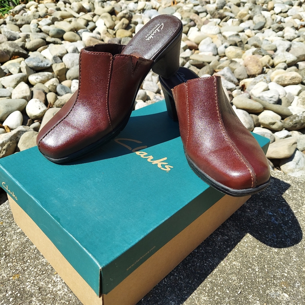 Clark's Shoes. Brown Leather. Size 8.5M Worn 1x